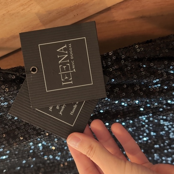 Sequined High Neck Rhinestone Mac Dugal size 4 style 26943 - Picture 5 of 8